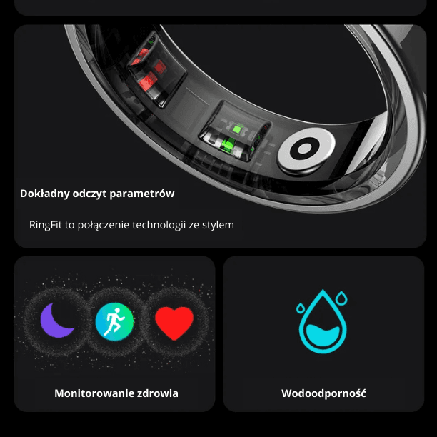 smartring zeetech - inteligentny pierścień fitness