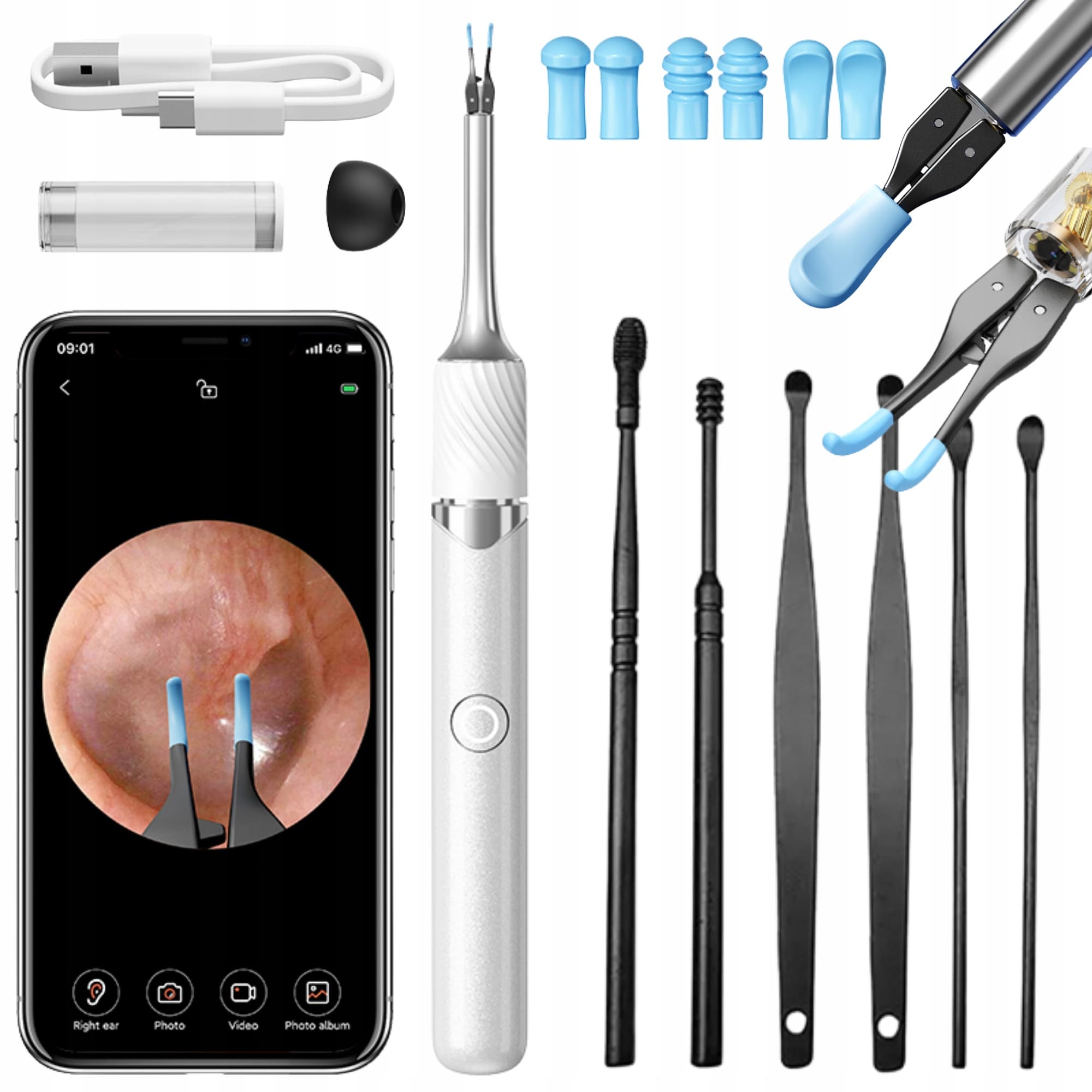 EarCam - Czyścik do uszu z kamerką HD